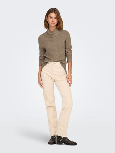 ONLY ONLKATIA LS SADDLE ROLL NECK CC KNT