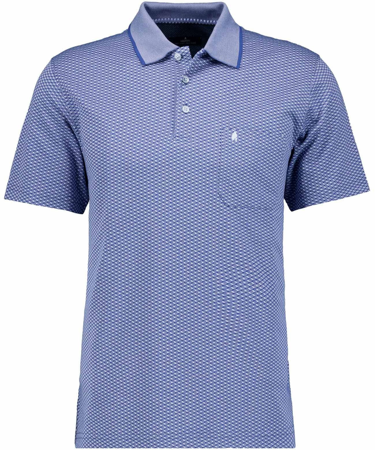 RAGMAN Softknit-Polo Jacquard XL