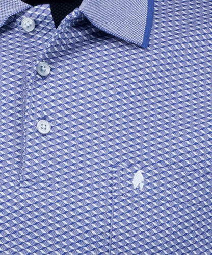 RAGMAN Softknit-Polo Jacquard