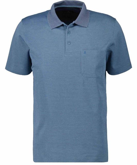 RAGMAN Softknit-Polo "fishnet" M