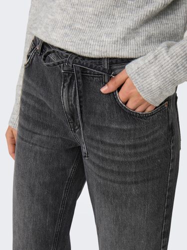 ONLY ONLBREE LOW GREY STRAIGHT DNM DOT