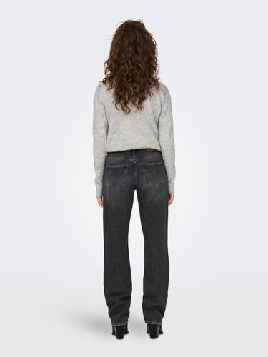 ONLY ONLBREE LOW GREY STRAIGHT DNM DOT