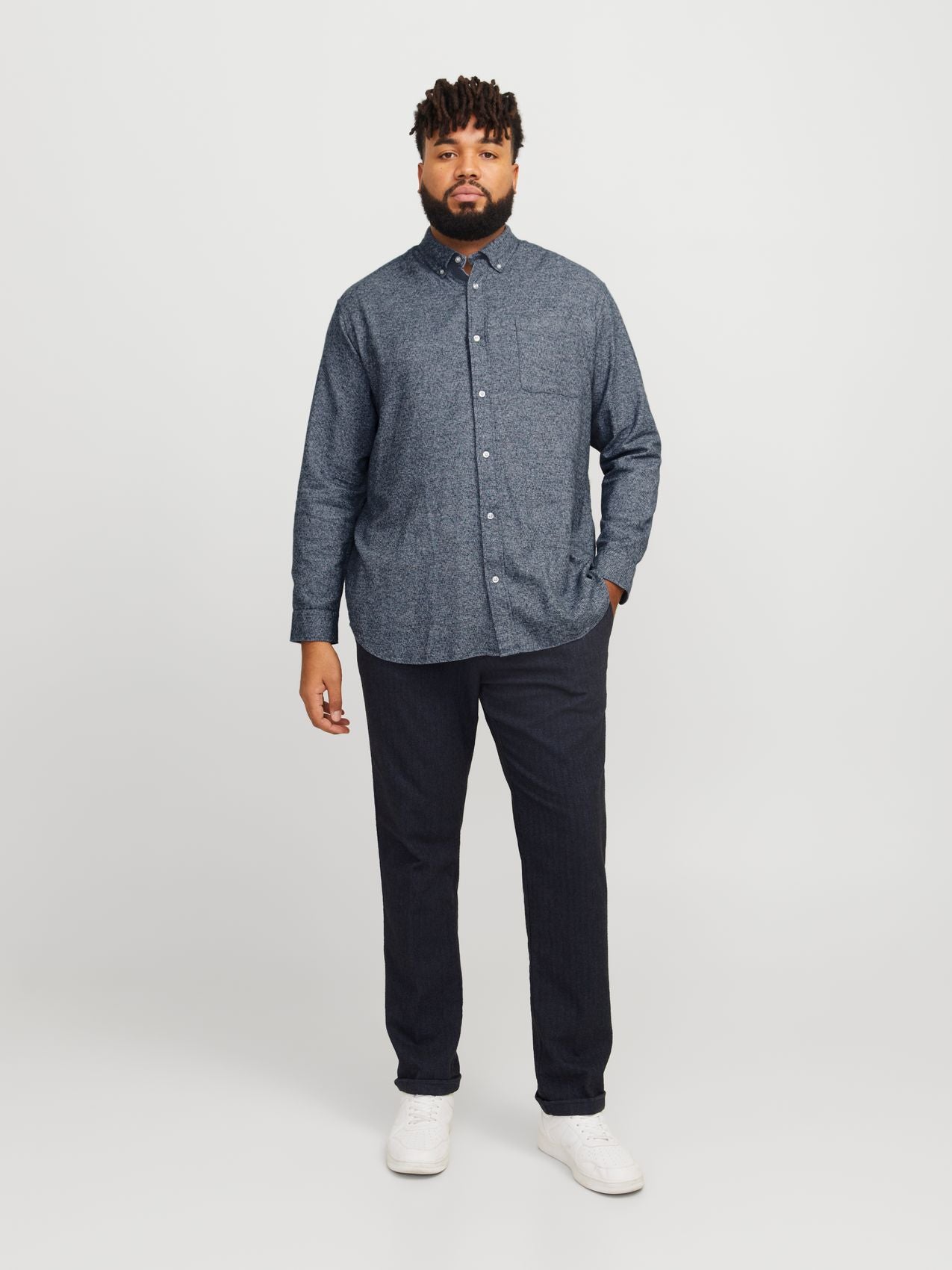 JACK & JONES JACK&JONES JPRBLUNORRIS FLANNEL LS SHIRT BF PLS