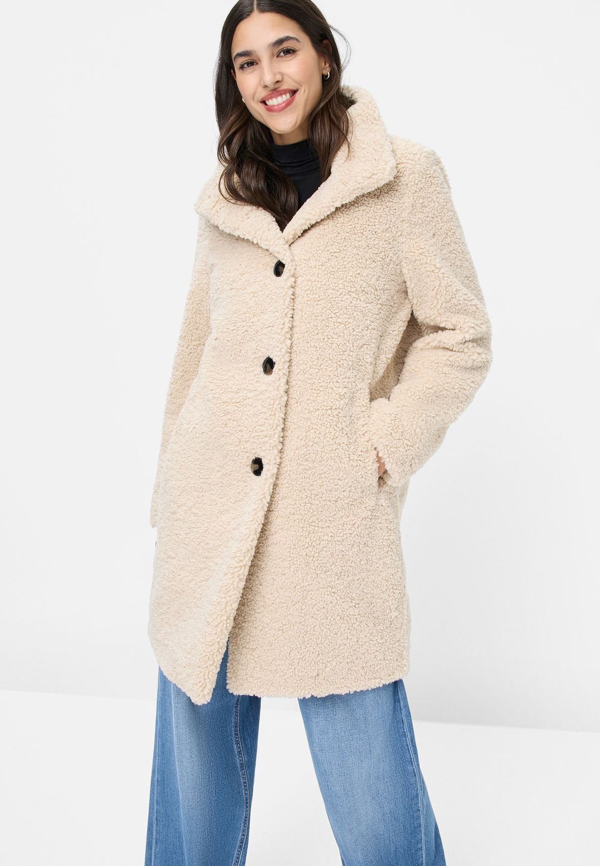 Fake Fur Kurzmantel