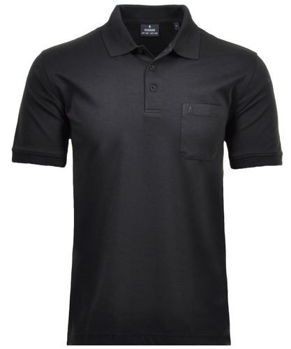 RAGMAN Softknit-Polo mit Brusttasche, kurzarm