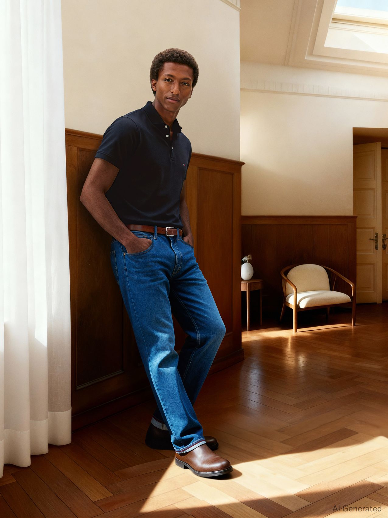 TOMMY HILFIGER 1985 Slim Fit Pique Polo Shirt