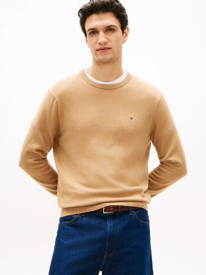 TOMMY HILFIGER PIMA ORG CTN CASHMERE CREW NECK