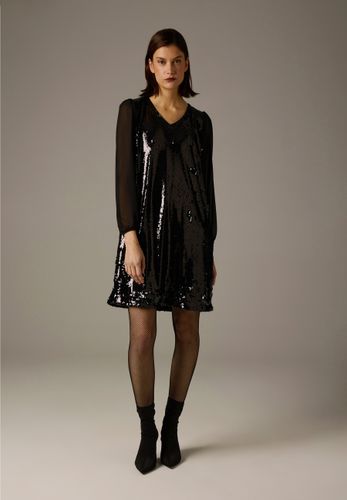 MORE & MORE Paillettenkleid 40