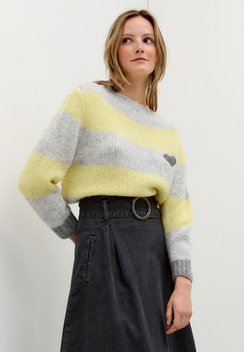 MORE & MORE Pullover mit Blockstreifen 40