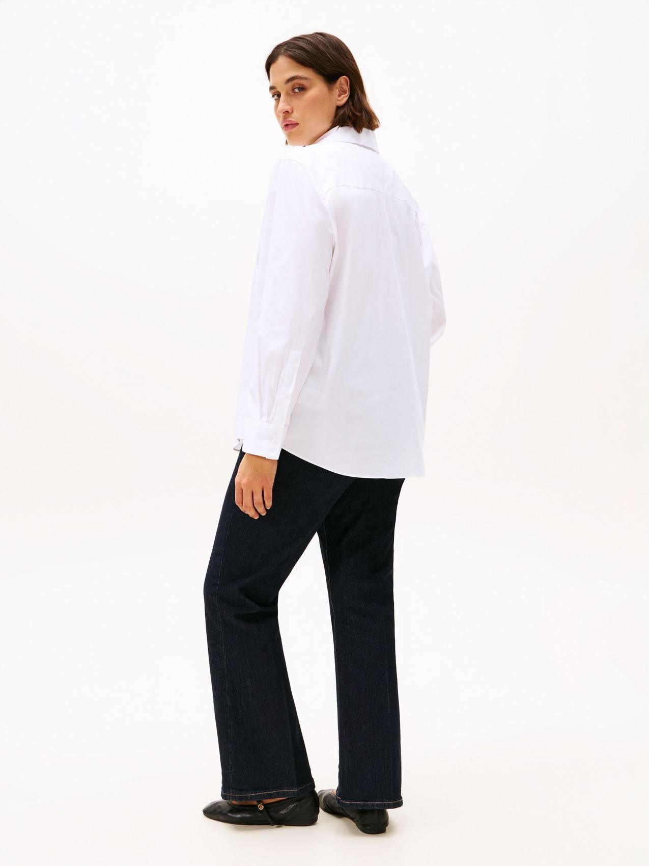 TOMMY HILFIGER Curve Regular Fit Flag Poplin Shirt