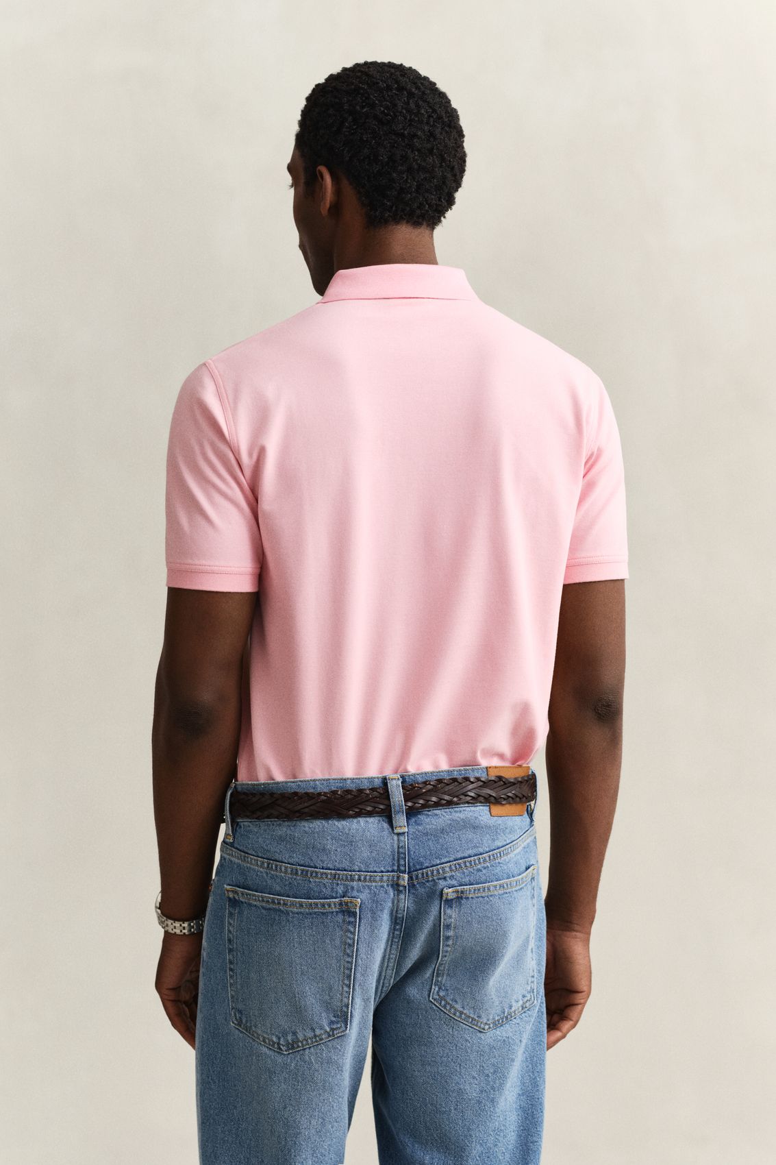 Kontrast Piqué Poloshirt im Regular Fit