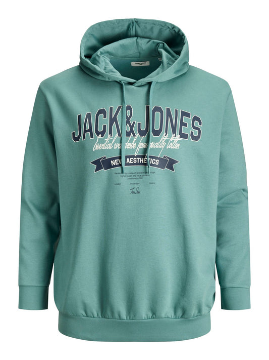 JACK & JONES JJELOGO SWEAT HOOD 2 COL 25/26 NOOS PLS EU3XL US1XL
