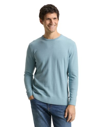 TOM TAILOR Basic Strickpullover aus Baumwolle