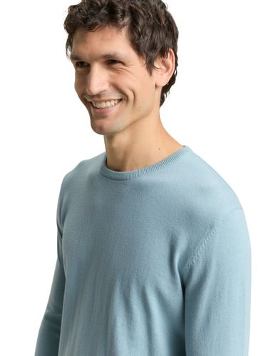 TOM TAILOR Basic Strickpullover aus Baumwolle