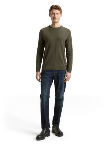 TOM TAILOR Basic Strickpullover aus Baumwolle