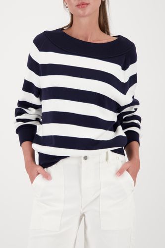 MONARI Pullover, marine ringel