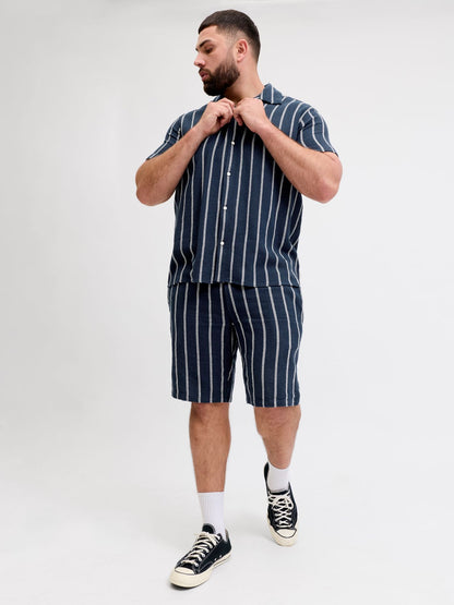 JPSTJAIDEN COBA STRIPE JOG SHORT SN PLS
