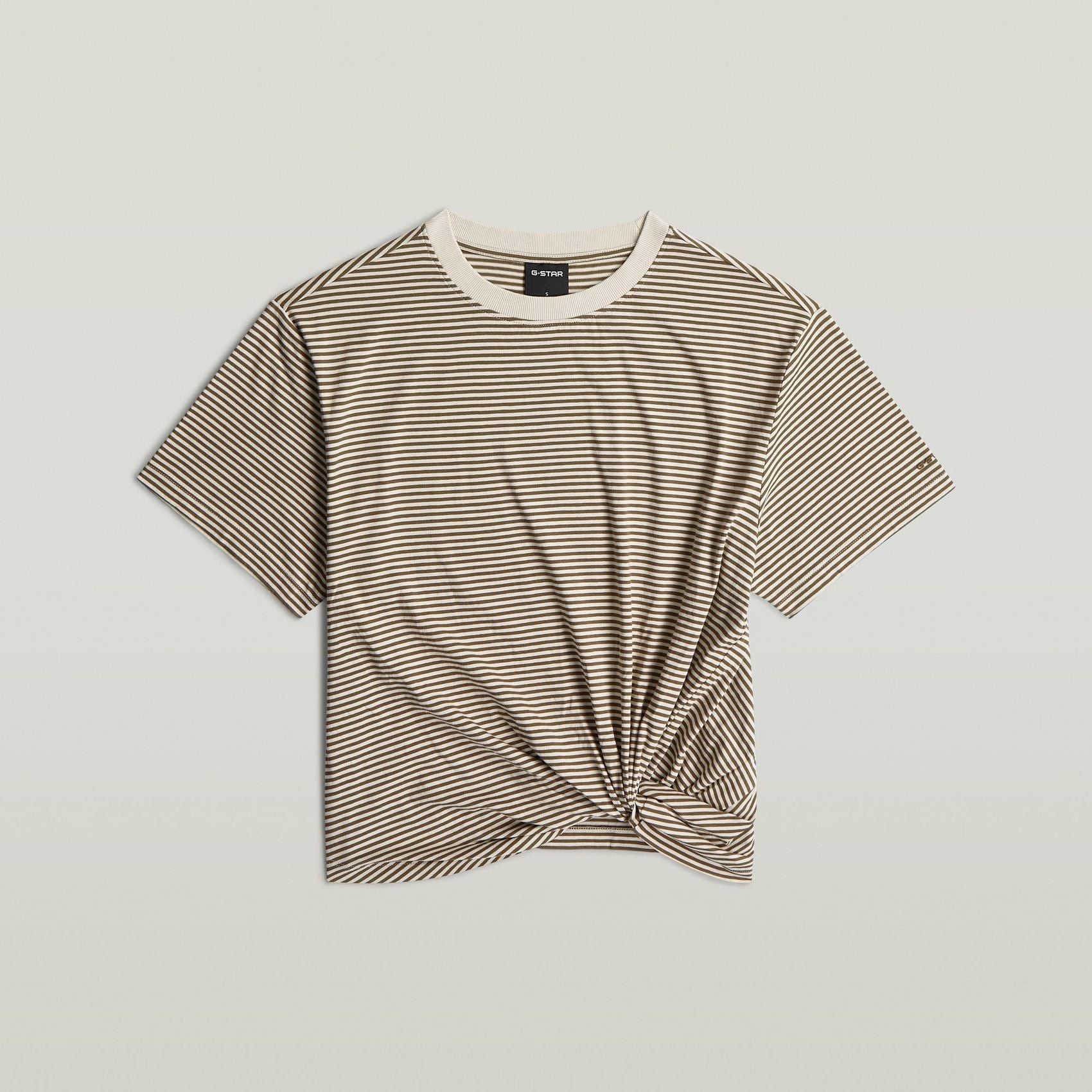Stripe relaxed knot r t wmn