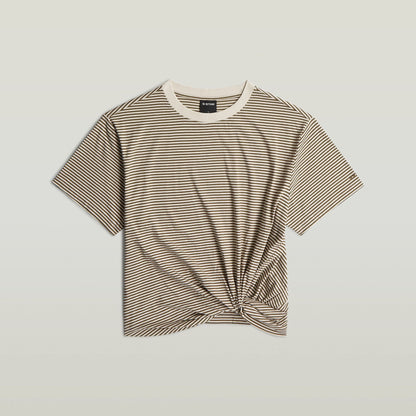 Stripe relaxed knot r t wmn