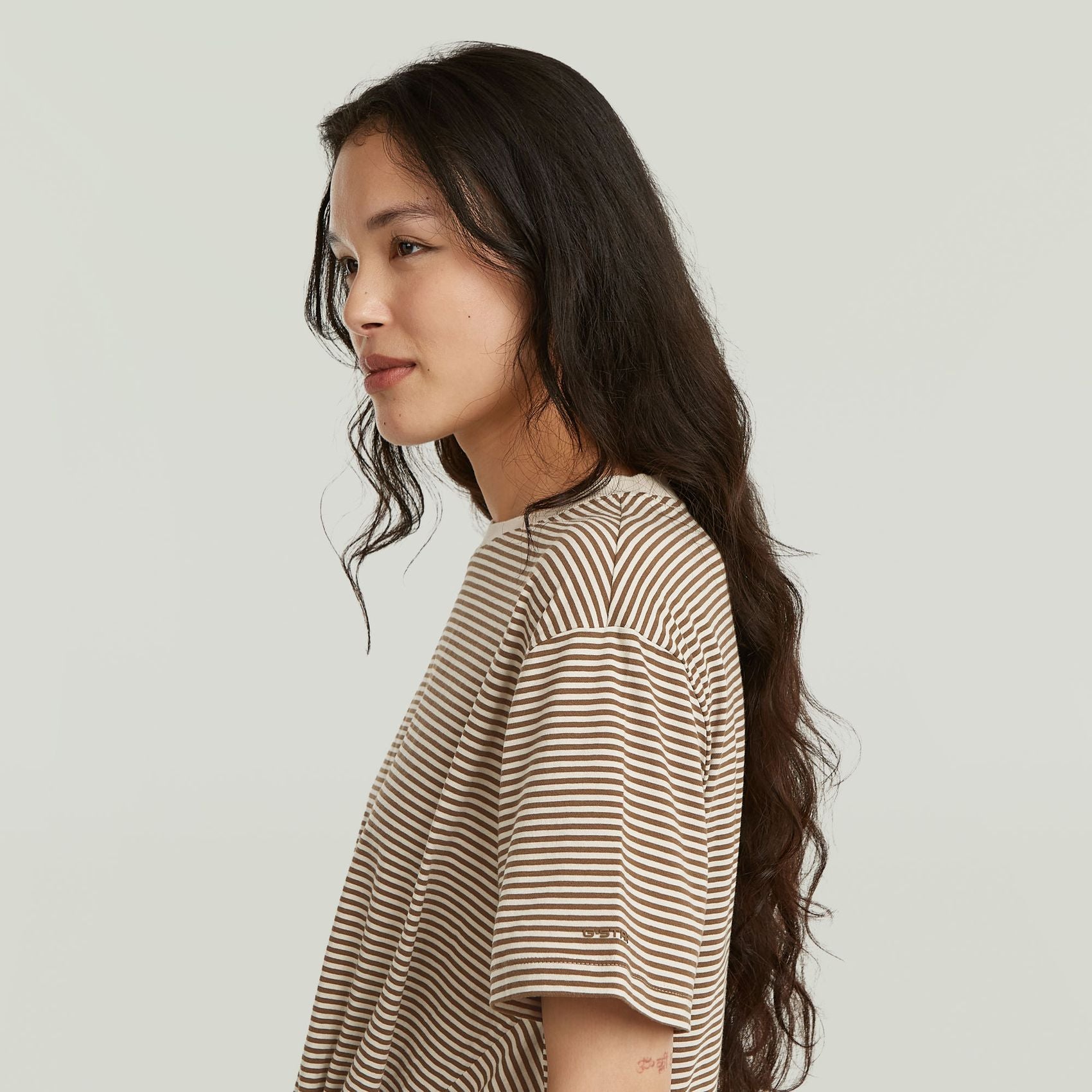 Stripe relaxed knot r t wmn