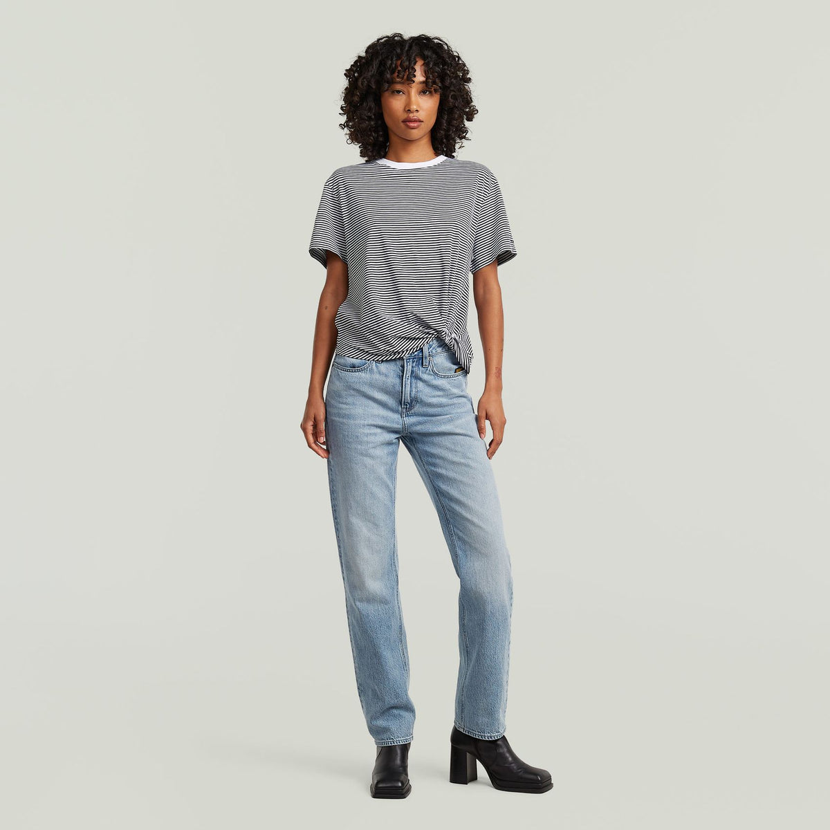 G-STAR Stripe relaxed knot r t wmn