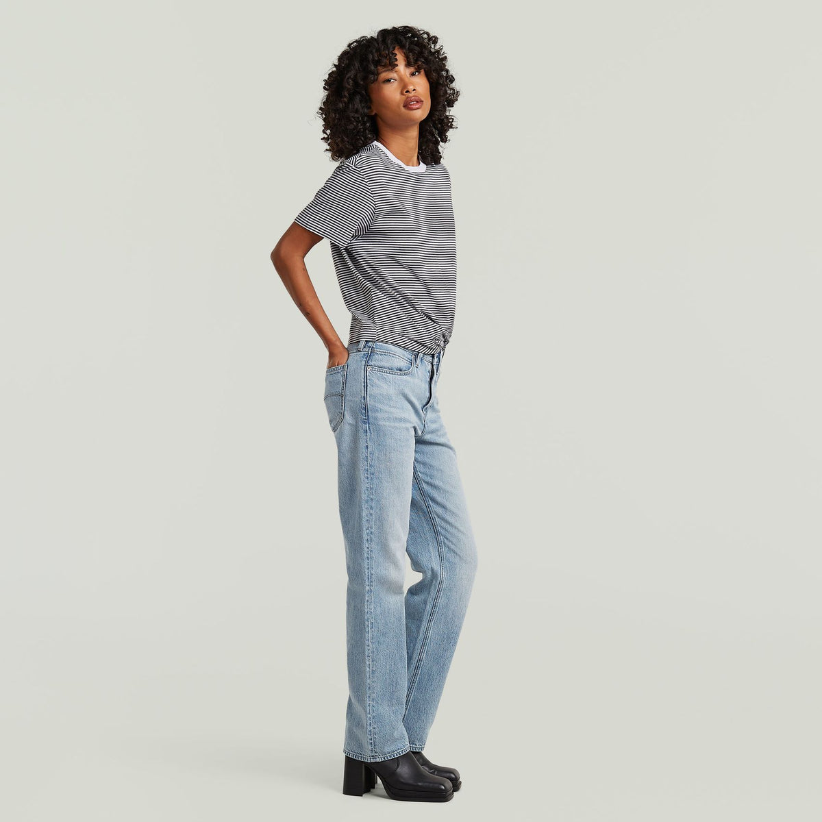 G-STAR Stripe relaxed knot r t wmn