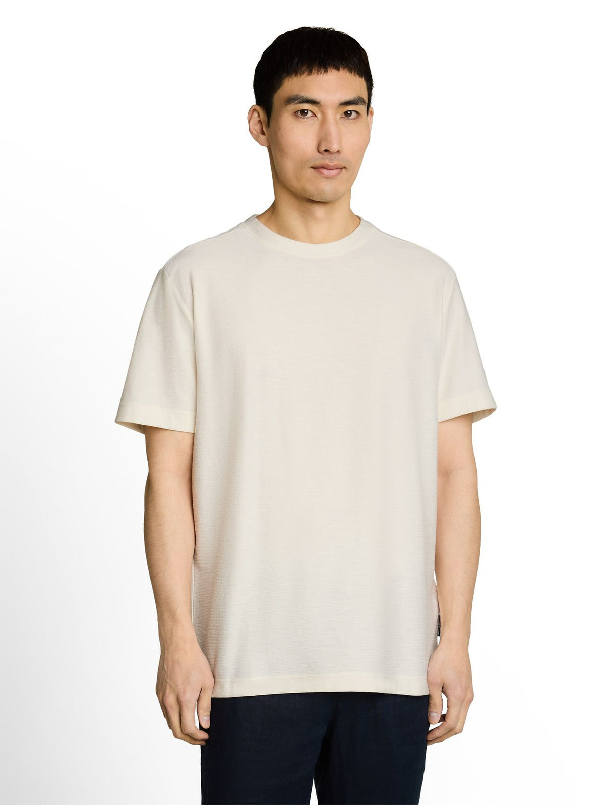 TOM TAILOR T-Shirt mit Ottoman-Struktur