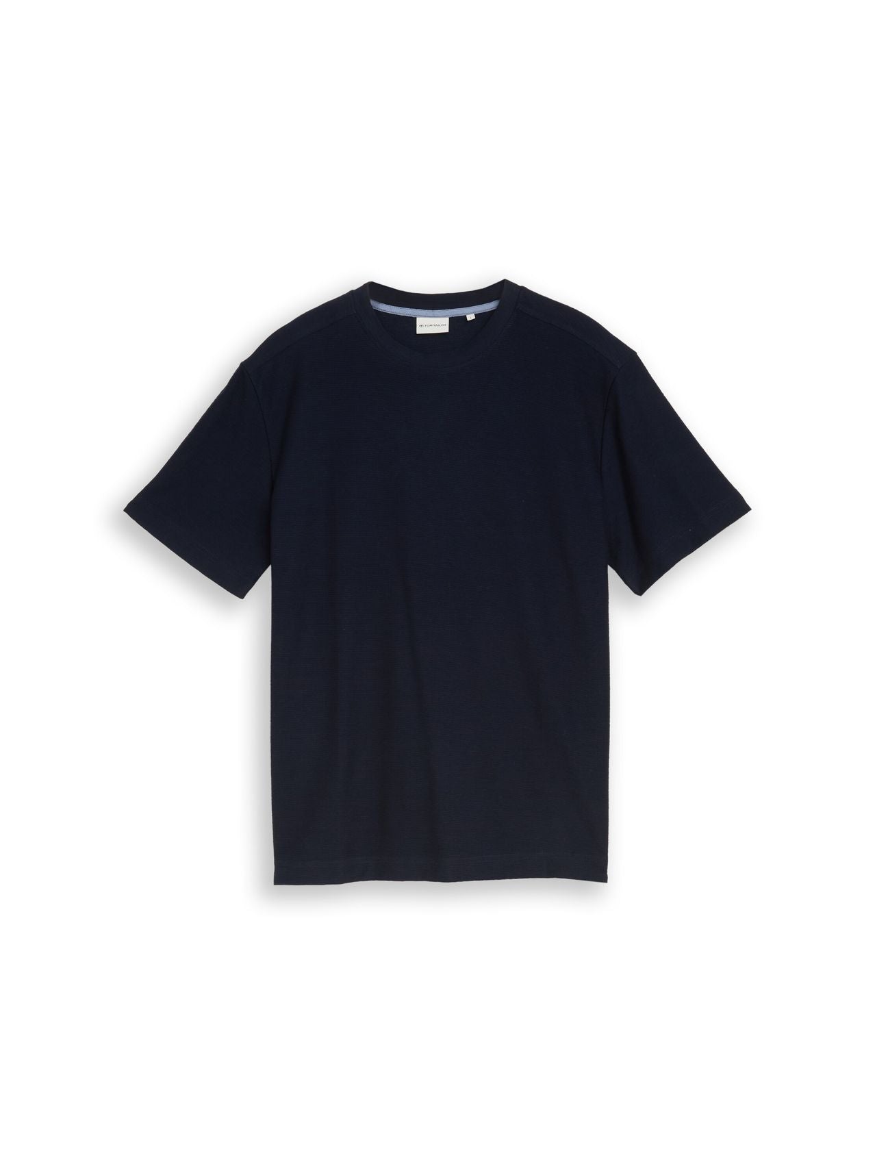 T-Shirt mit Ottoman-Struktur