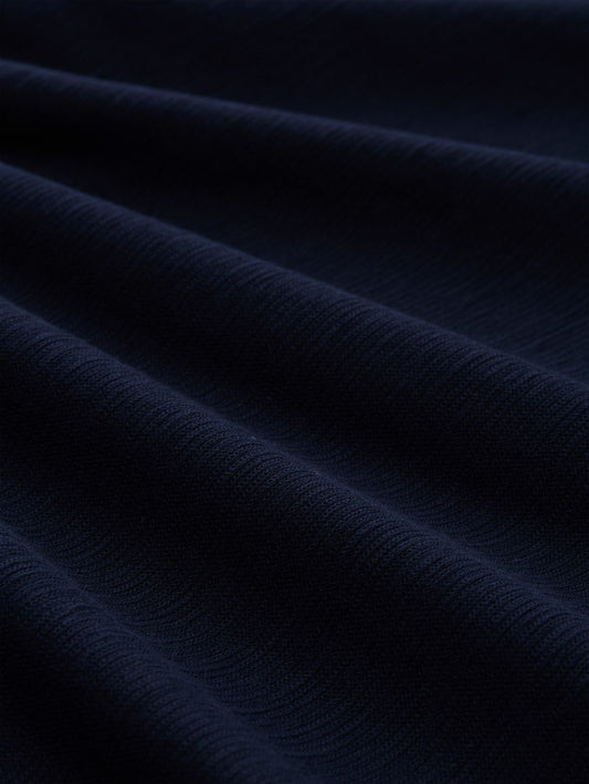 T-Shirt mit Ottoman-Struktur