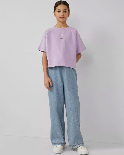 OLIVER TWIST Oversize T-Shirt mit Front- und Rückenprint