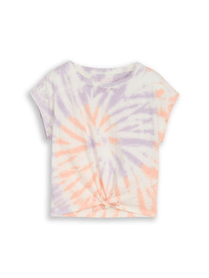 TOM TAILOR Cropped T-Shirt mit Knoten-Detail 176