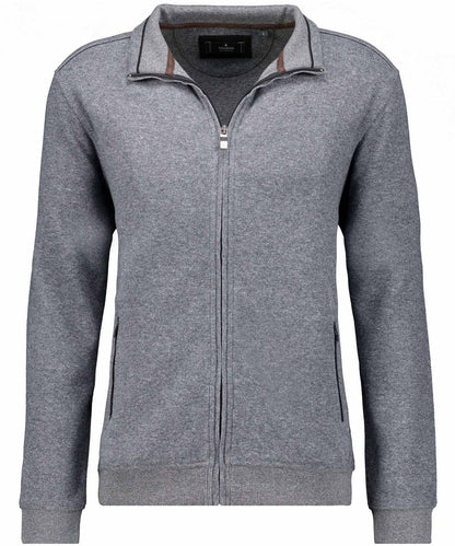 Sweat-Jacke mit Reissverschluss