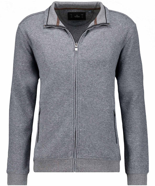Sweat-Jacke mit Reissverschluss