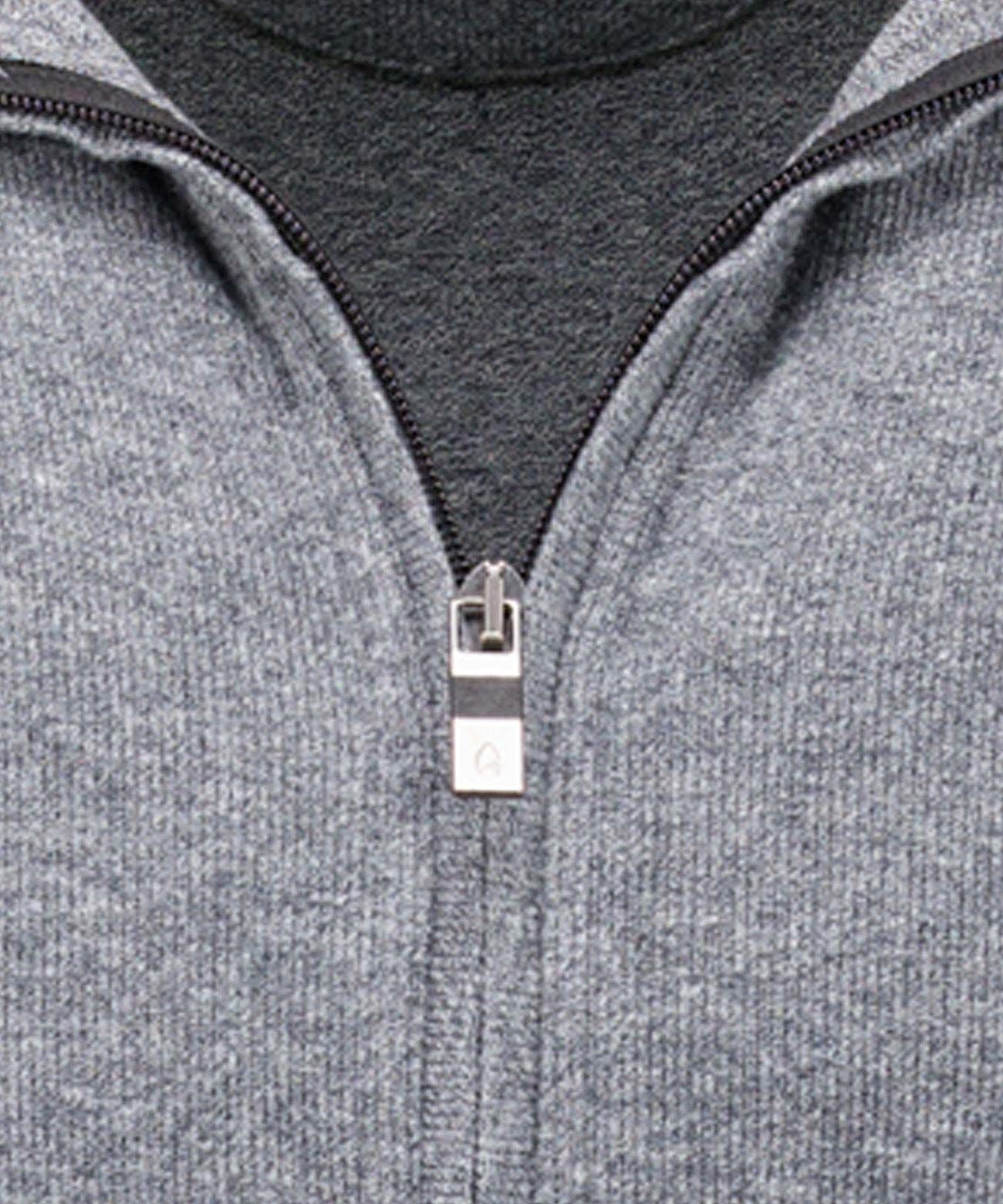 Sweat-Jacke mit Reissverschluss
