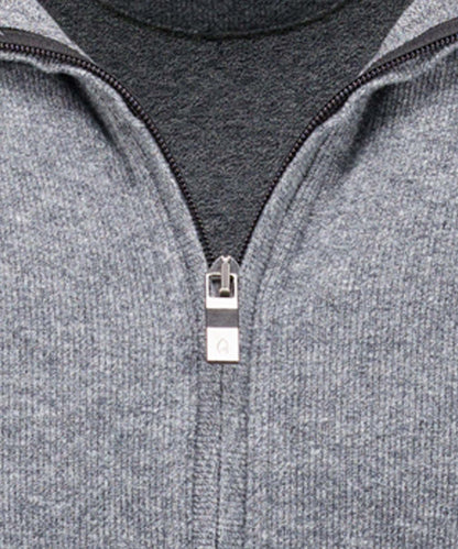 Sweat-Jacke mit Reissverschluss