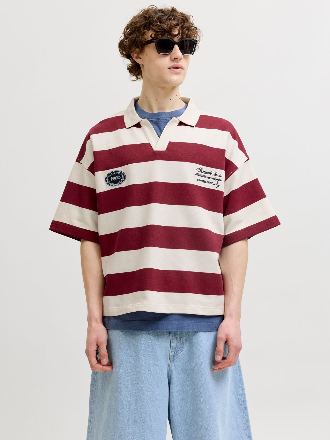 JACK & JONES JORSAVONA SWEAT SS POLO