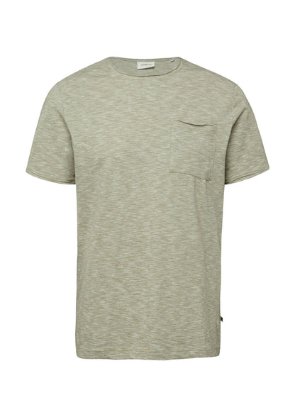 S.OLIVER T-Shirt mit Brusttasche und Rollsaum