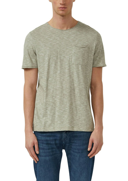 S.OLIVER T-Shirt mit Brusttasche und Rollsaum