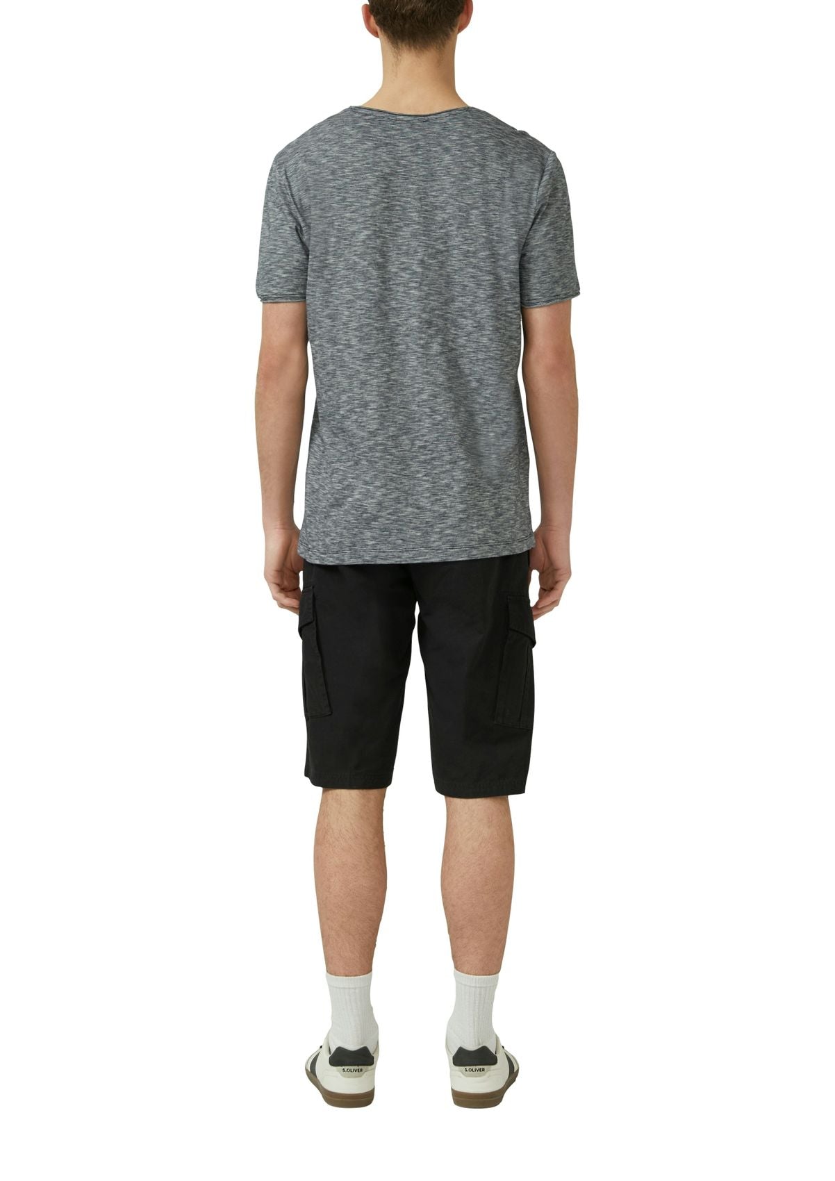 S.OLIVER T-Shirt mit Brusttasche und Rollsaum
