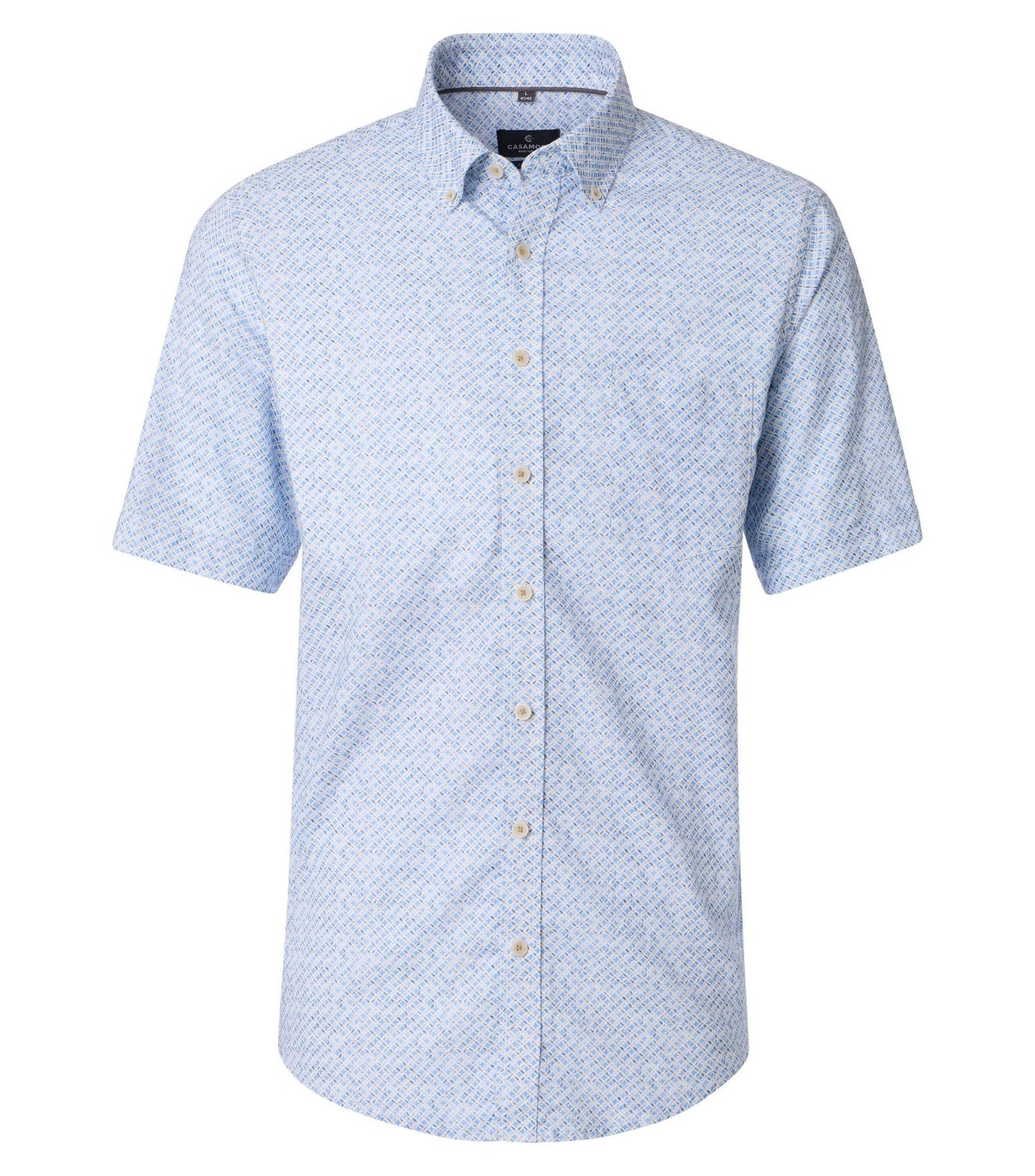 CASA MODA Leinenhemd Kurzarm 5XL