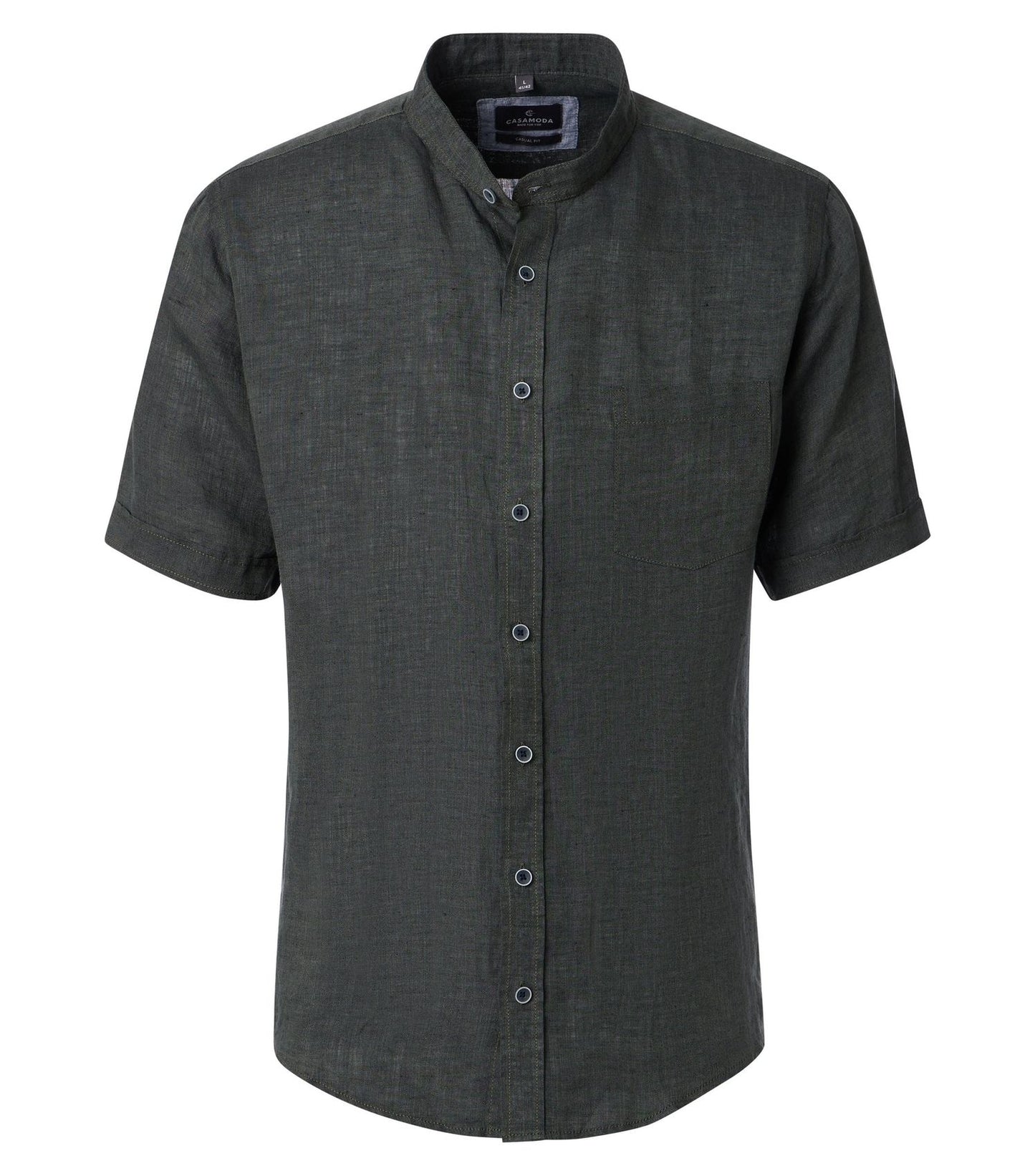 CASA MODA Leinenhemd Kurzarm 4XL