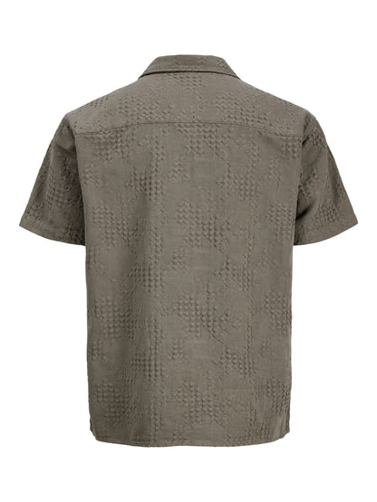 JACK & JONES JORCASSIS JACQUARD RESORT SHIRT SS