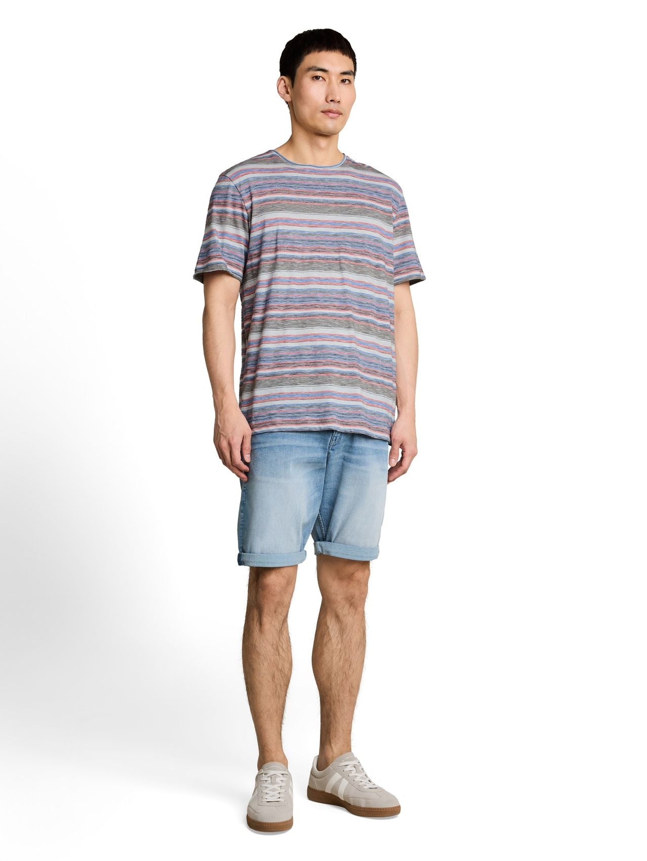 TOM TAILOR T-Shirt mit feinen Streifen
