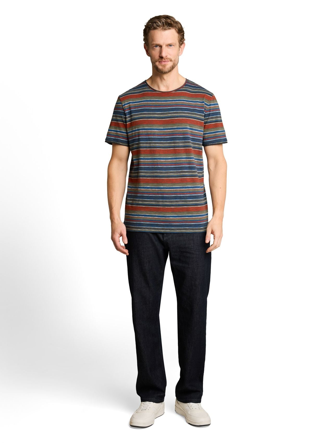 TOM TAILOR T-Shirt mit feinen Streifen