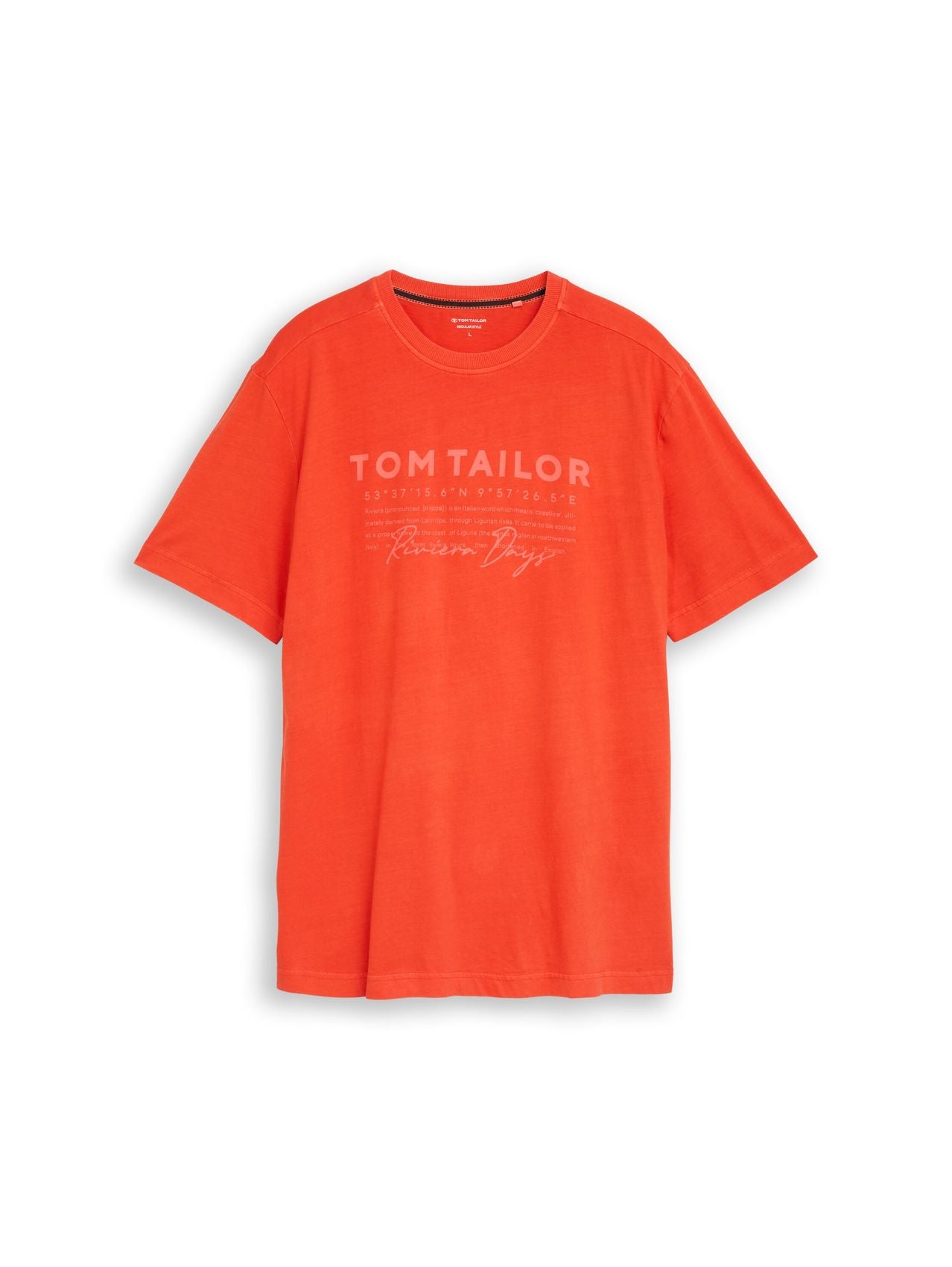 TOM TAILOR T-Shirt im Used-Look XXL