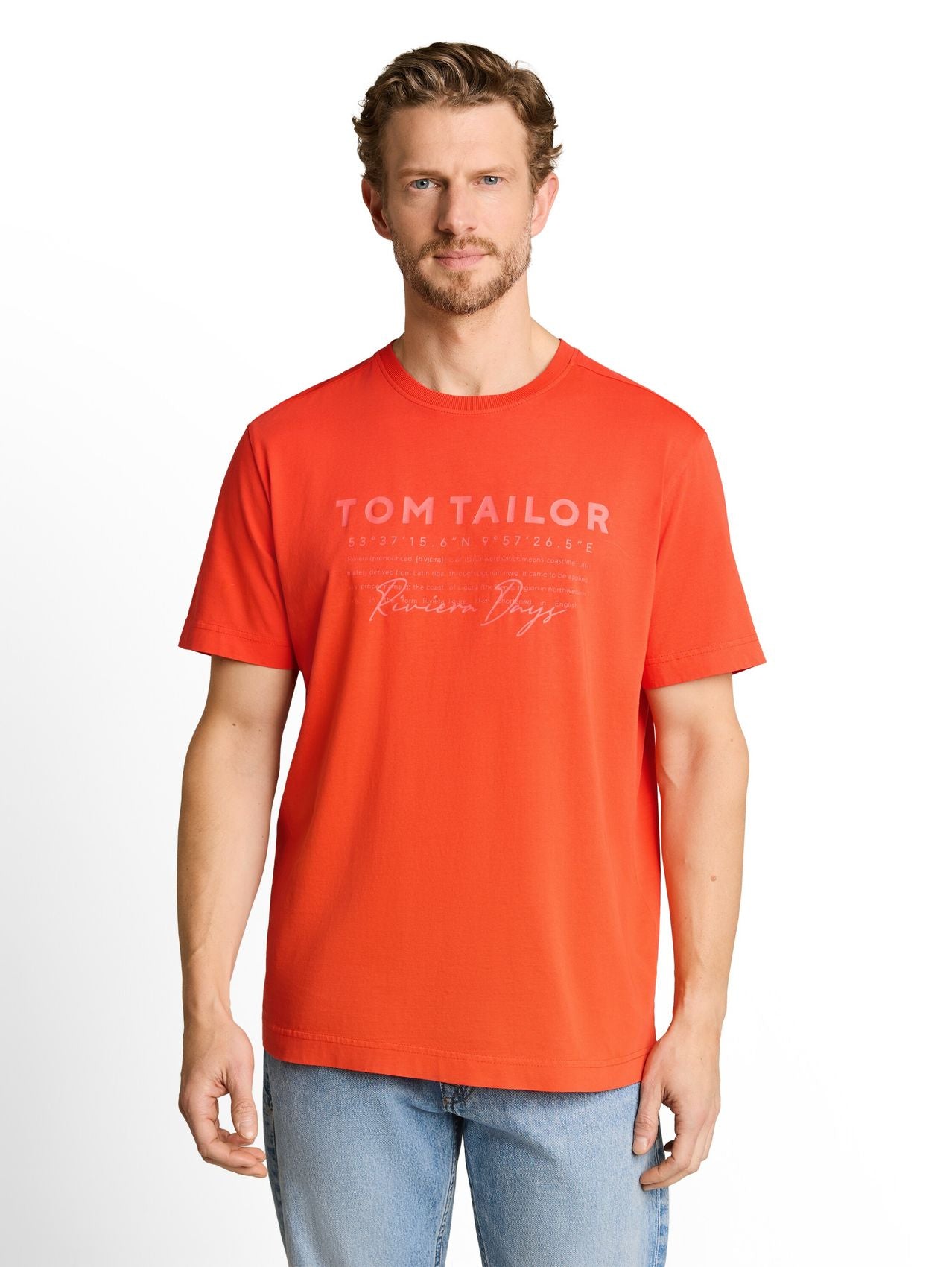 TOM TAILOR T-Shirt im Used-Look