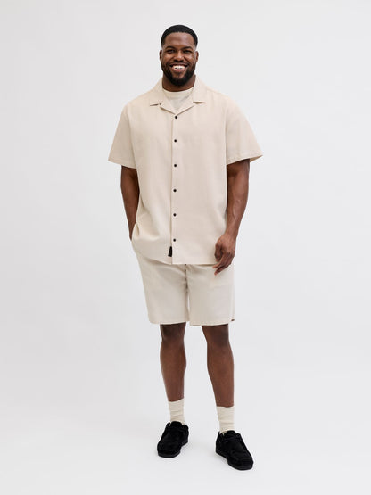 JJGLOBAL WAFFLE RESORT SHIRT SS PLS
