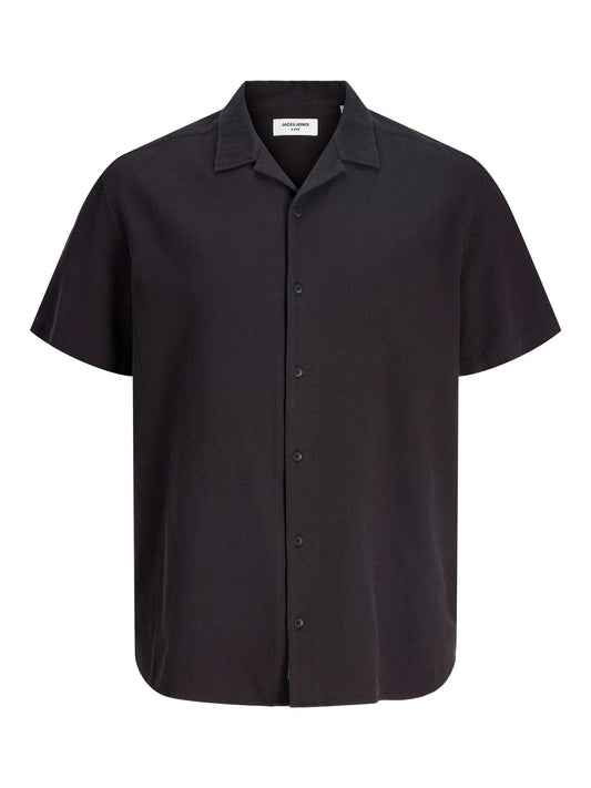 JACK & JONES JJGLOBAL WAFFLE RESORT SHIRT SS PLS