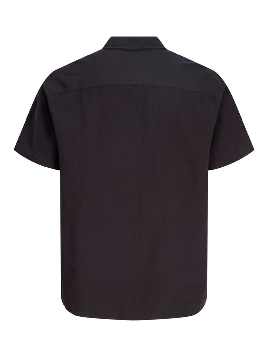 JACK & JONES JJGLOBAL WAFFLE RESORT SHIRT SS PLS