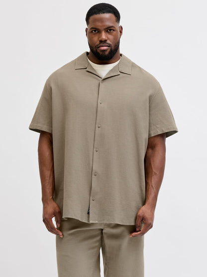 JJGLOBAL WAFFLE RESORT SHIRT SS PLS